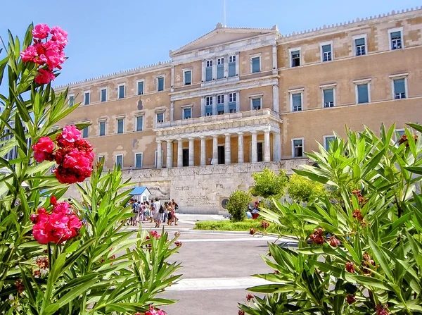 Grecia Palazzo del Parlamento . Immagini Stock Royalty Free