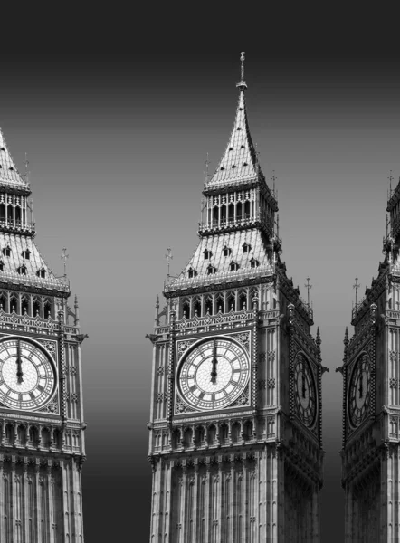 De Big ben, Londen, — Stockfoto