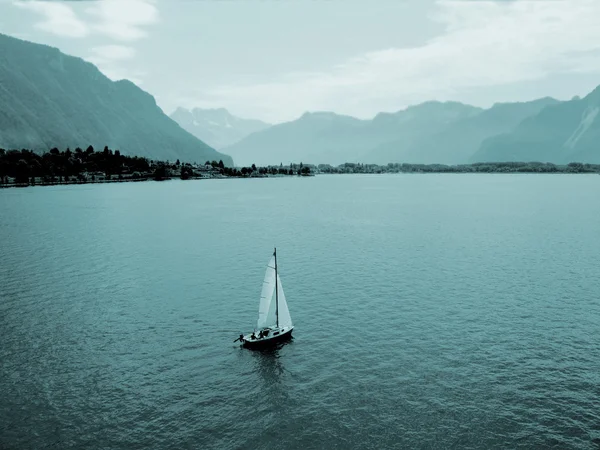 stock image View of Lake Geneva.