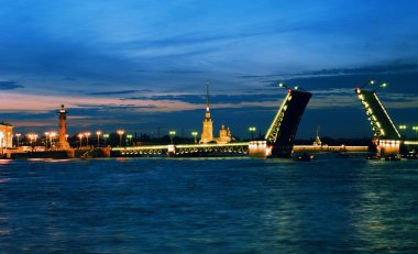 White nights of St.Petersburg. clipart