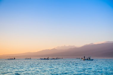 Sunrise bali deniz
