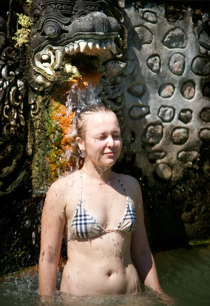 Hot springs banjar, bali, Indonézia — Stock Fotó