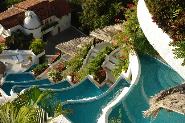Luxusní tropické resort — Stock fotografie