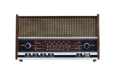 Old radio isolated clipart