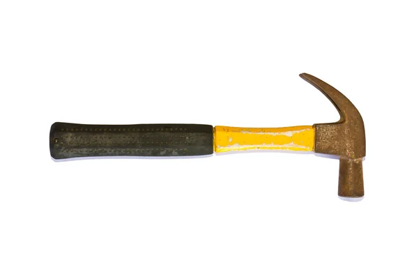 Hammer on the white background — Stock Photo, Image