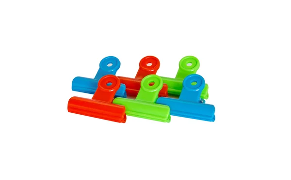 Plastic paper clip — Stock Photo, Image