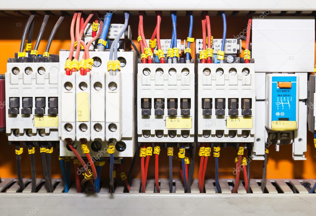 Control panel with circuit-breakers1