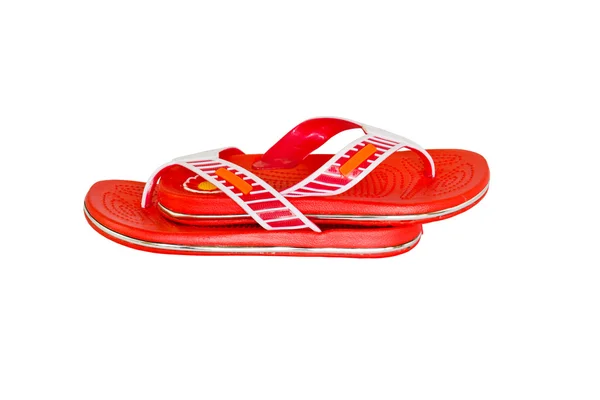 Oranje flip-flops 1 — Stockfoto
