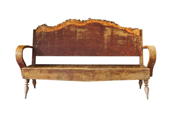 Staré dřevěné křeslo — Stock fotografie