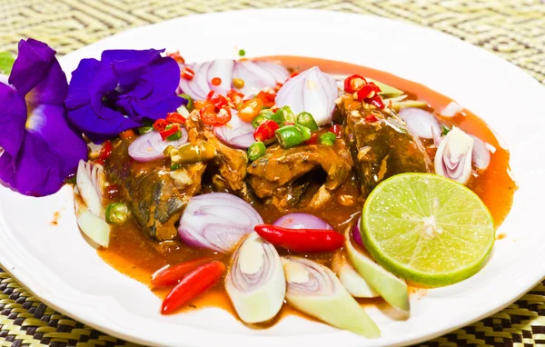 Cozinha tailandesa, peixe de cavala1 — Fotografia de Stock