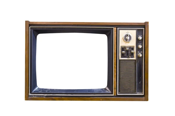 Retro starodawny telewizji 1 — Zdjęcie stockowe