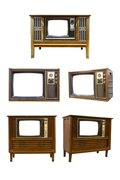 Retro vintage televízió, 8 — Stock Fotó