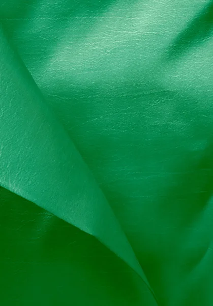 Bella seta verde alla moda — Foto Stock