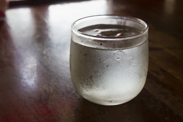 stock image Glass of ice