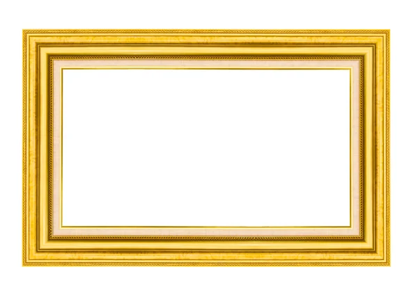 Goldener Bilderrahmen aus Holz — Stockfoto