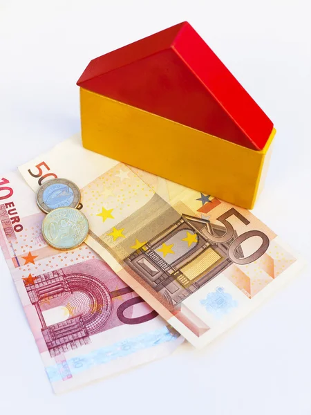 Detaliul unei case și facturile pentru a o cumpăra — Fotografie, imagine de stoc