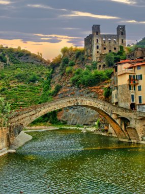 Village of Dolceacqua clipart