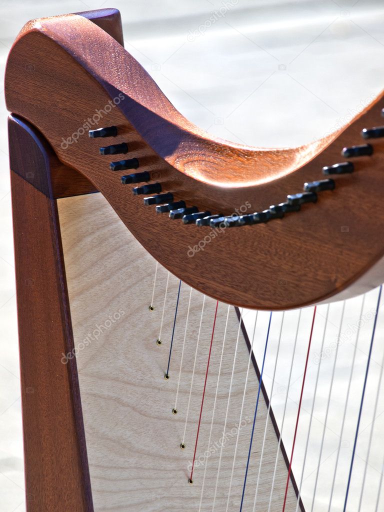 Strings of harp