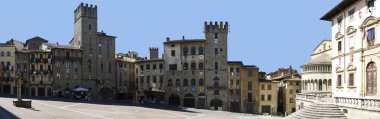 The main square of Piazza Arezzo clipart
