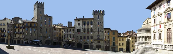 Piazza Arezzo ana kare Telifsiz Stok Imajlar