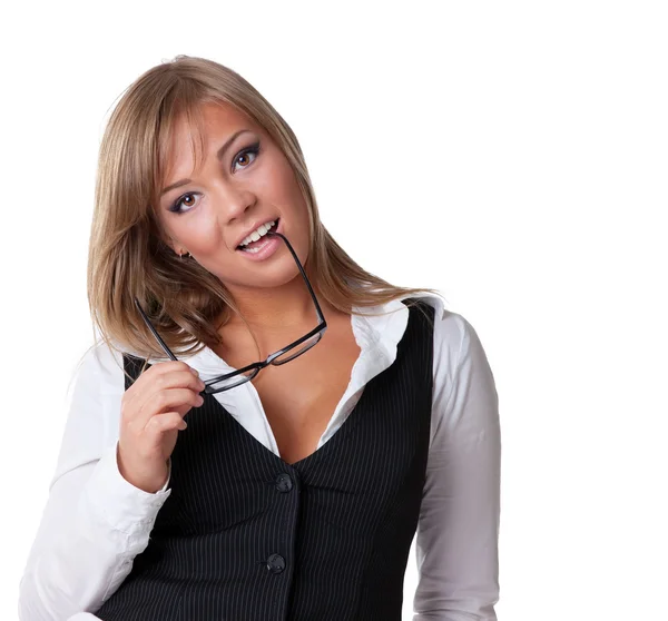 Attractive young business woman — Stock Photo, Image