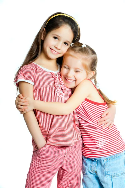 Δύο μικρά κορίτσια — Φωτογραφία Αρχείου