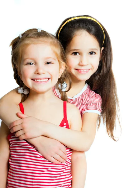 Dwie dziewczynki — Zdjęcie stockowe