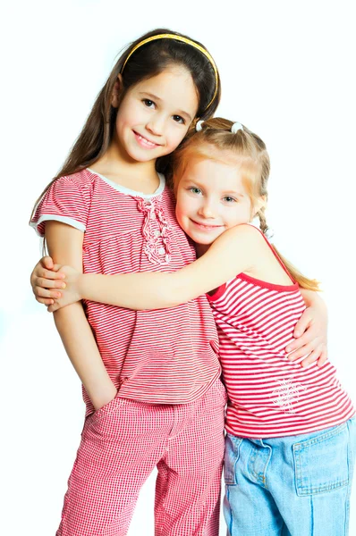 Zwei kleine Mädchen — Stockfoto