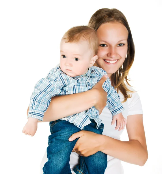Mor med ett barn — Stockfoto