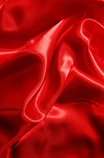 赤いサテンの布 — ストック写真