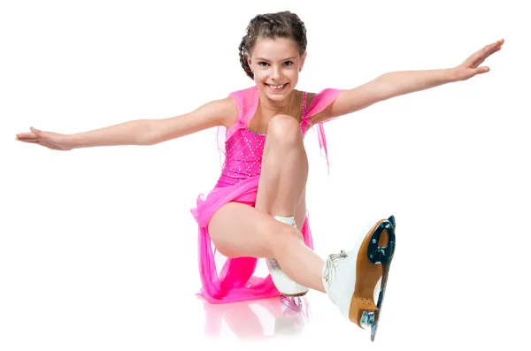 스케이트 소녀 — 스톡 사진