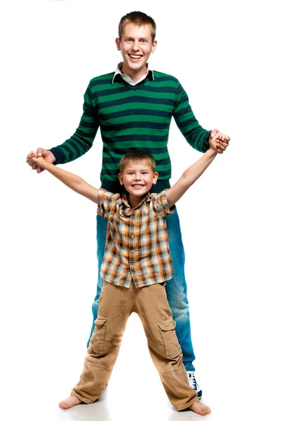 Pai e filho — Fotografia de Stock