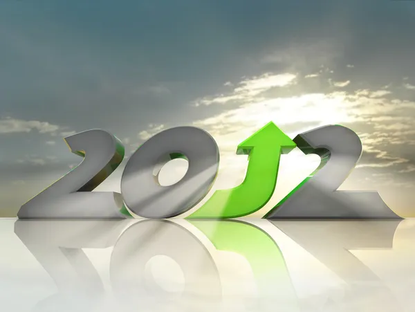 Позитивный 2012 — стоковое фото