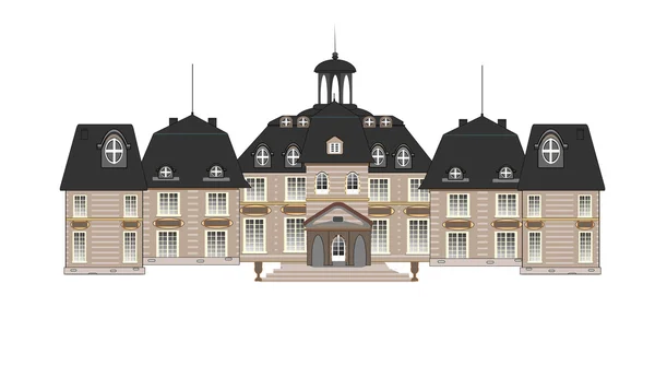 Vieux château vecteur — Image vectorielle