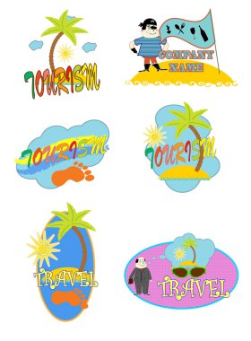 Logo. tourism vector clipart