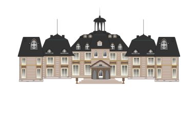 Old castle clipart