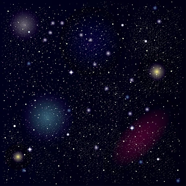 Зоряне небо — стоковий вектор