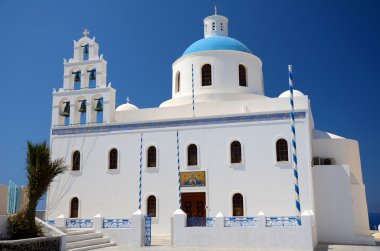 Kirche oia - kasaba - griechenland içinde