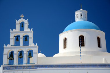 Kirche in Oia - Santorin - Griechenland clipart