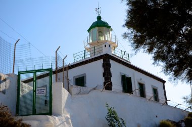 akrotiri - kasaba - griechenland içinde leuchtturm