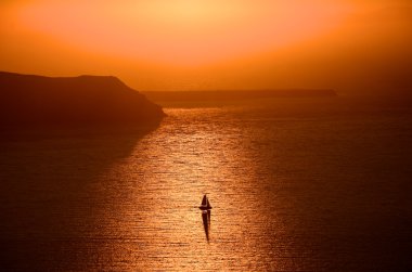 sonnenuntergang - Imerovigli - kasaba - griechenland