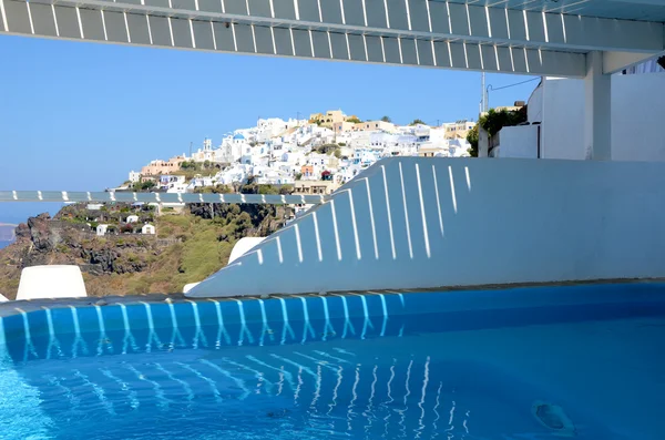 Вир їм готель - Імеровіглі - Santorin - Griechenland — стокове фото