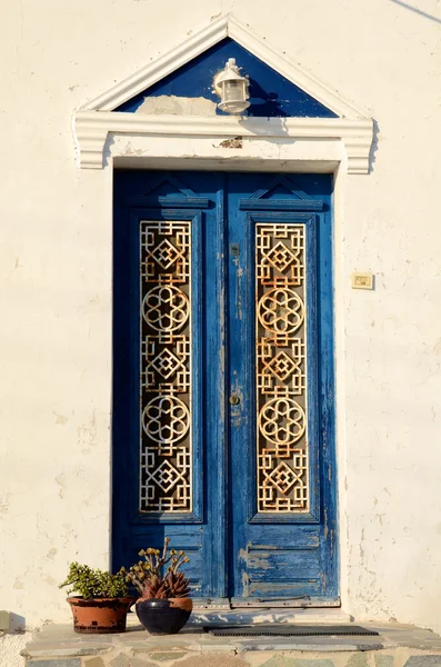 Türe in Santorin - Griechenland — Stock Photo, Image