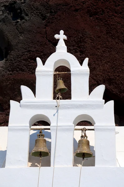 Kapelle am Red Beach - Akrotiri - Santorin - Griechenland — Stock Photo, Image