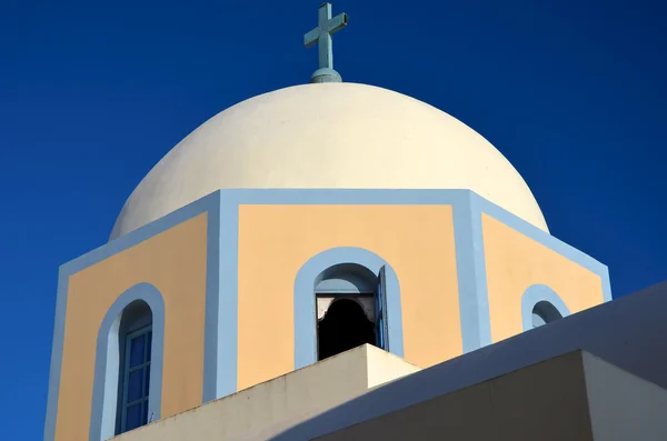 Katholische kathedrale i fira - santorin - griechenland — Stockfoto