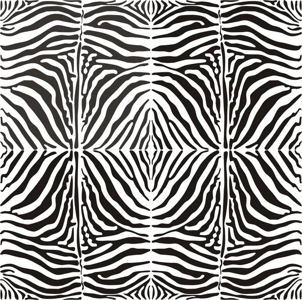 Vektorové bezešvé pozadí kůže zebra — Stockový vektor