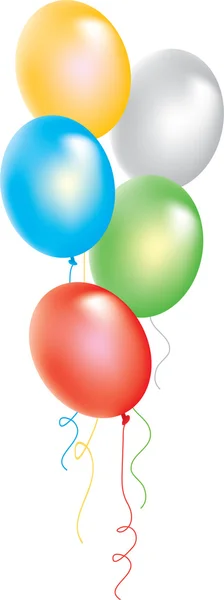 Parta barevných balónků — Stockový vektor