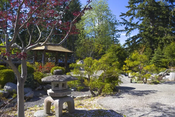 stock image Serenity gardens at Japanese internment camp, New Denver BC