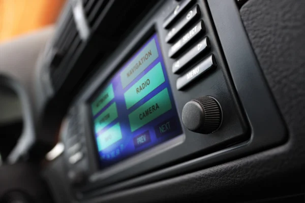 Cars multimedia system display. — Stock Photo, Image