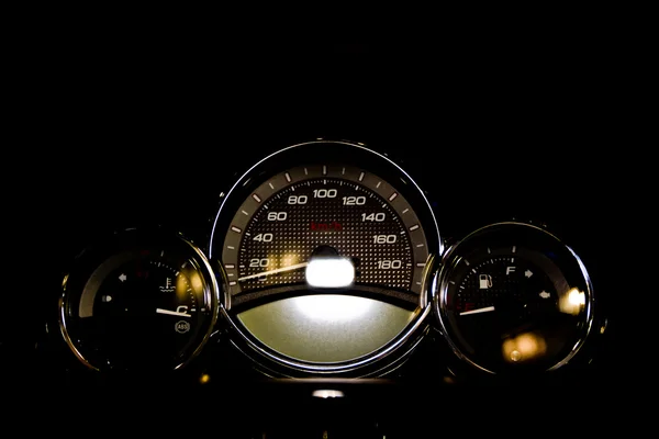 摩托车控制面板 — 图库照片